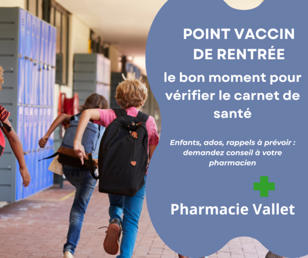 Carnet de santé et rentrée scolaire