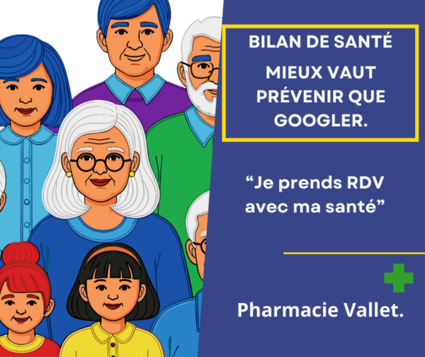 Votre bilan prévention en pharmacie